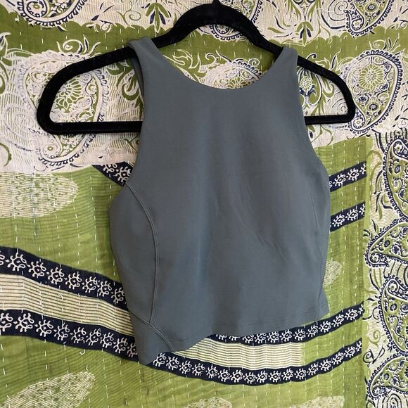 Lululemen Dark Forest Align High-Neck Tank Top Size 4 - Picture 10 of 16